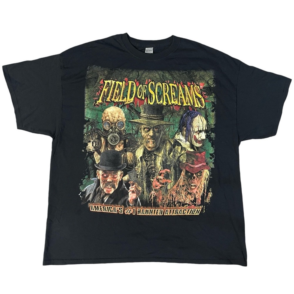 Field of Screams T-shirt Halloween vintage